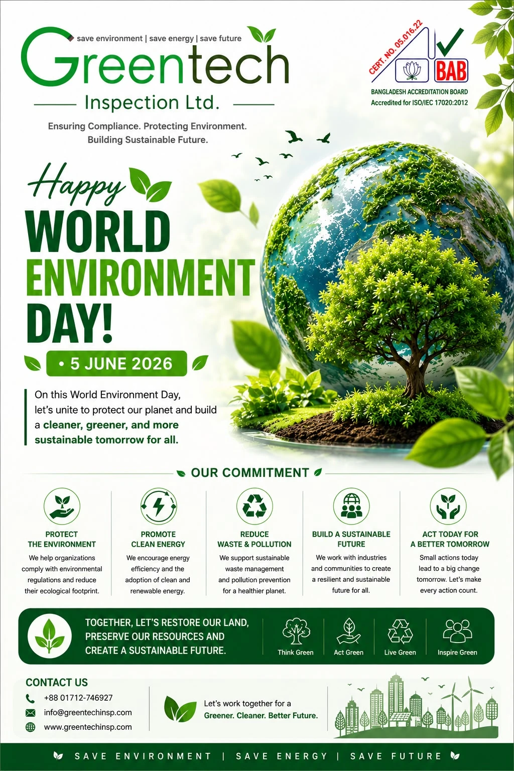 World Environment Day: Building a Cleaner, Greener, and More Sustainable Future