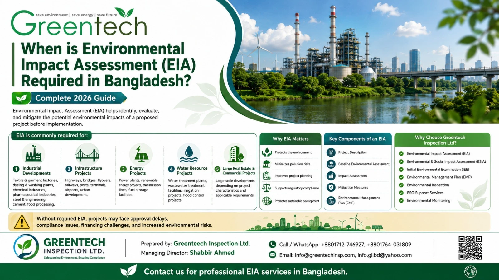 When is Environmental Impact Assessment (EIA) Required in Bangladesh? – Complete 2026 Guide