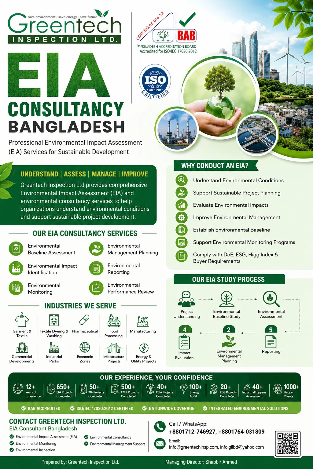 EIA Consultancy | Environmental Impact Assessment, Environmental Monitoring & DoE Compliance Support.