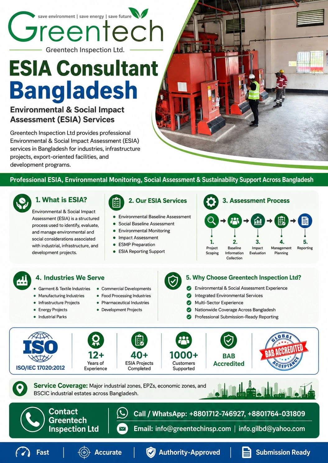 ESIA Consultant Bangladesh | Environmental & Social Impact Assessment Services