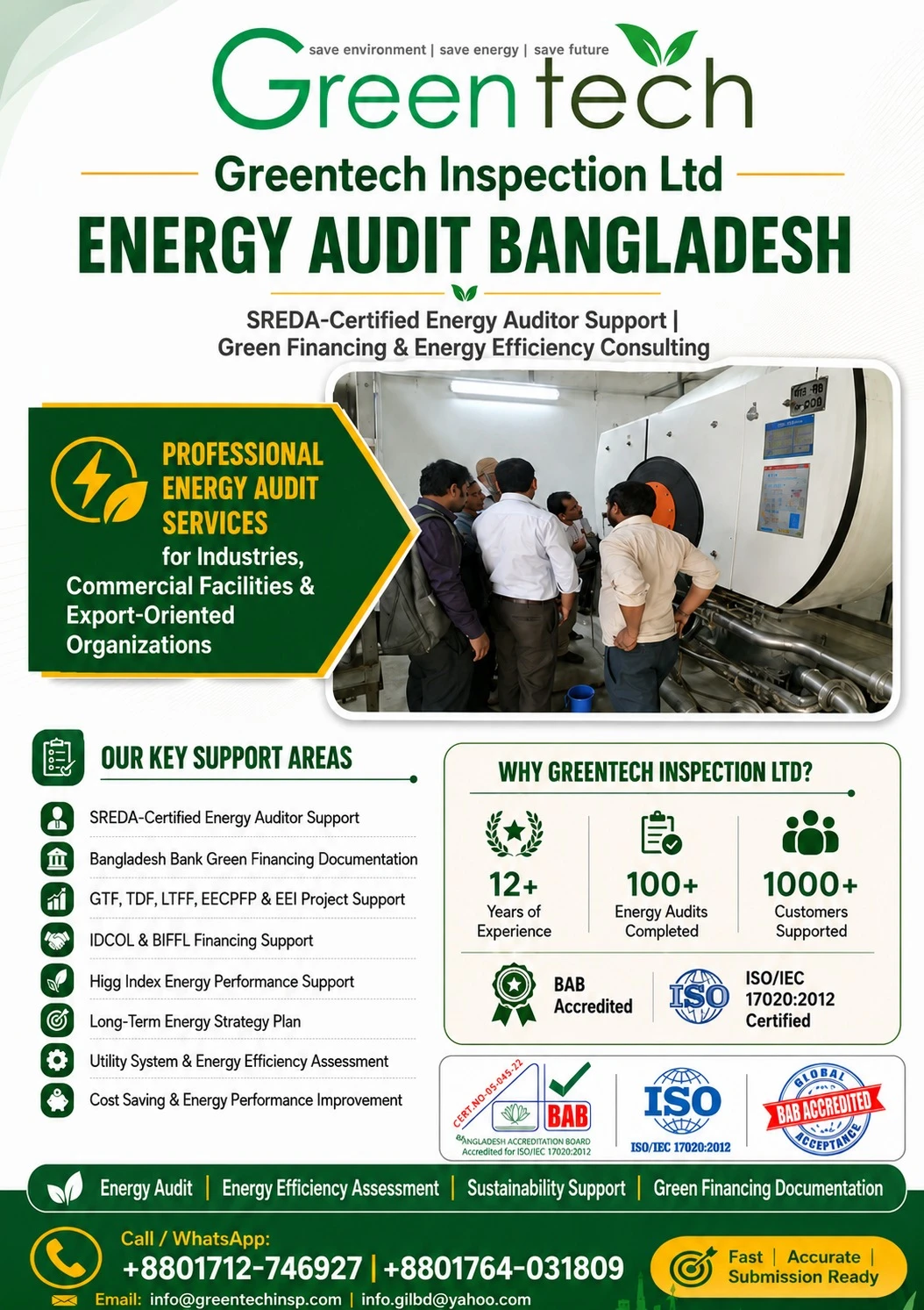 Energy Audit (EA) Bangladesh.