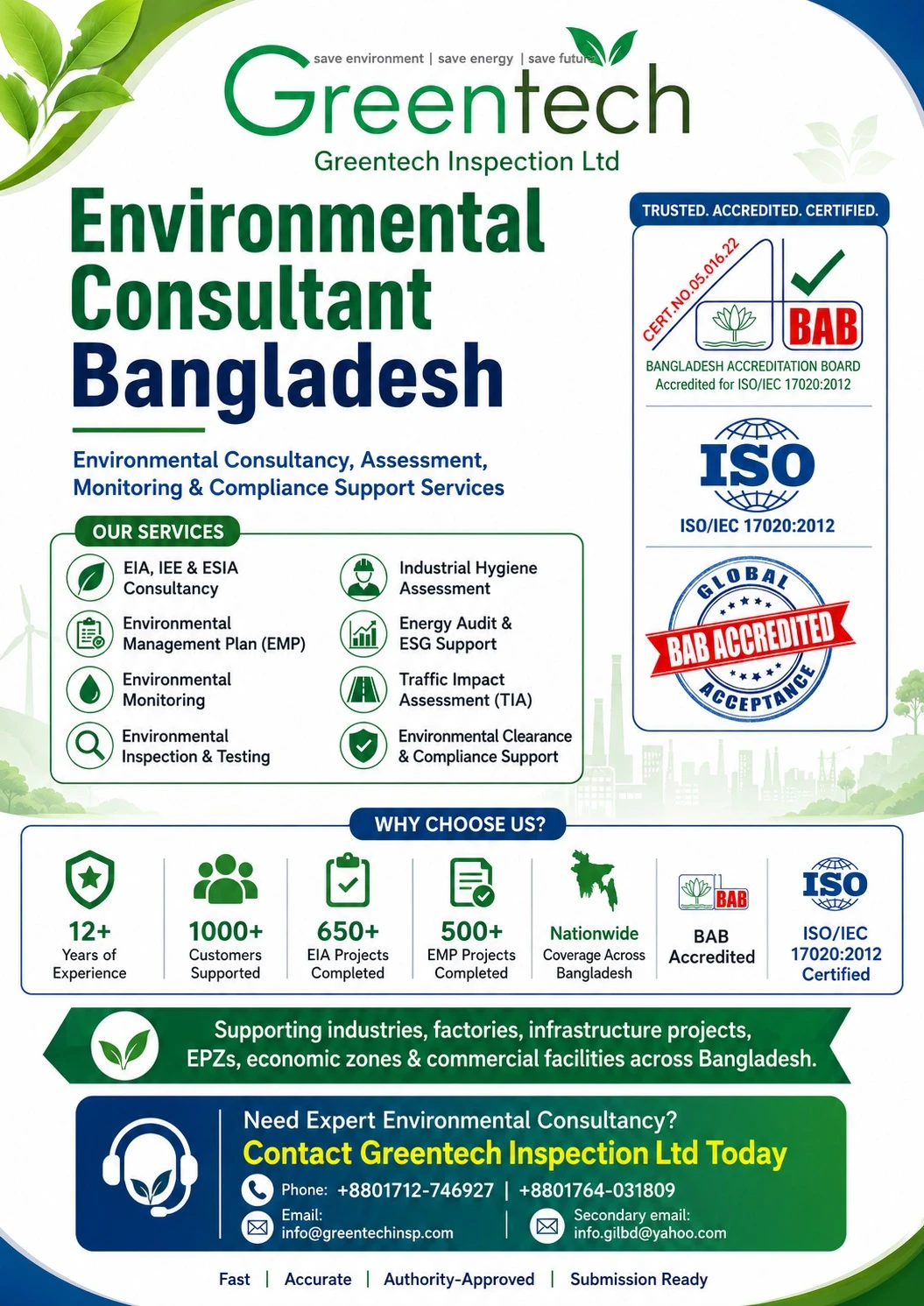 Environmental Consultant Bangladesh