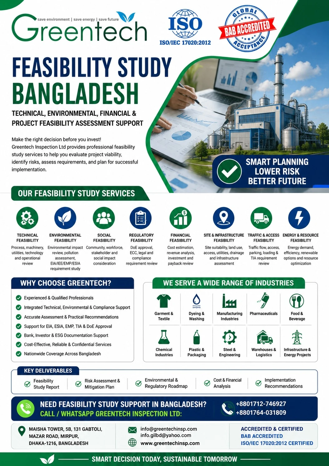 Industrial Feasibility Study Bangladesh