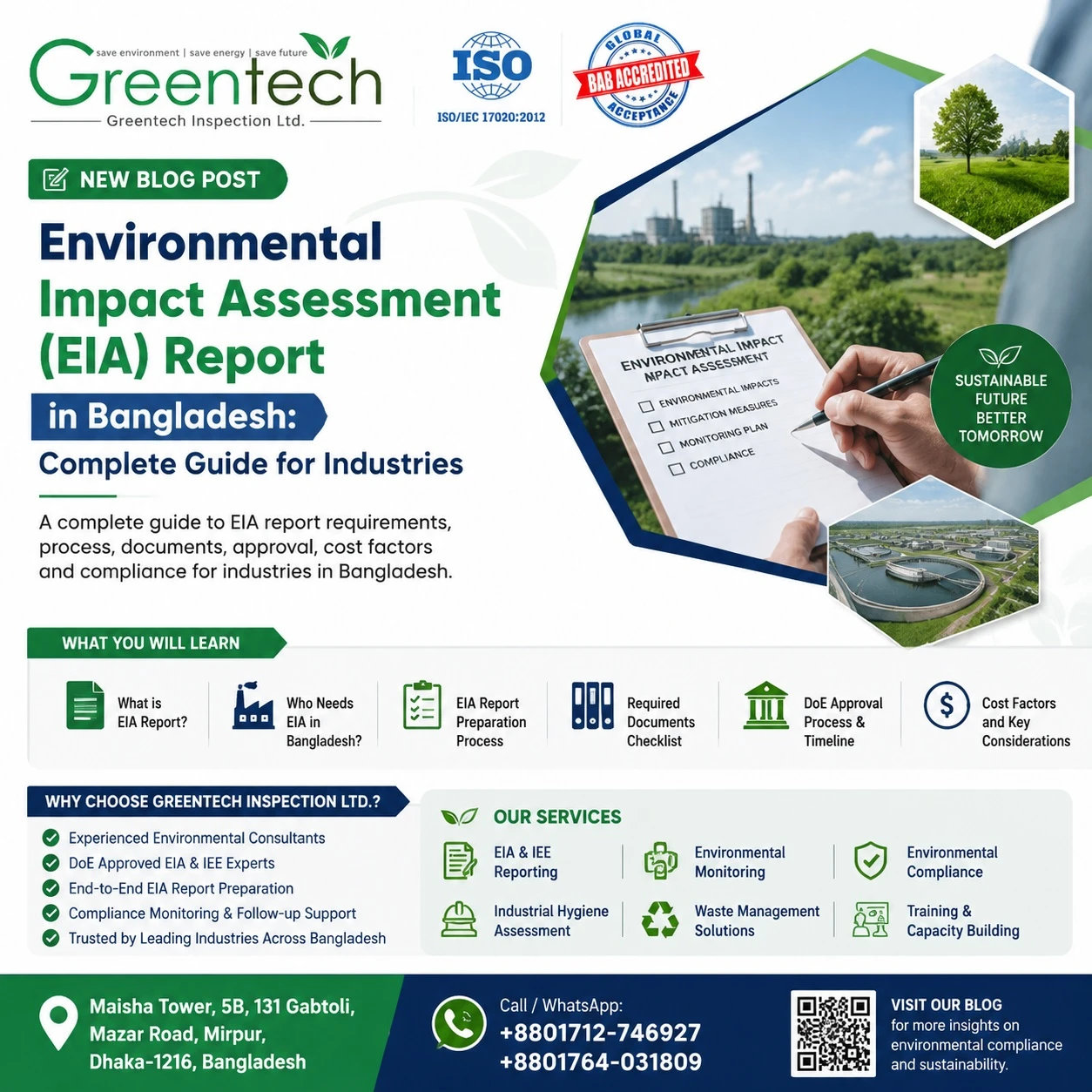 Environmental Impact Assessment (EIA) Report in Bangladesh: Complete Guide for Industries (2026)