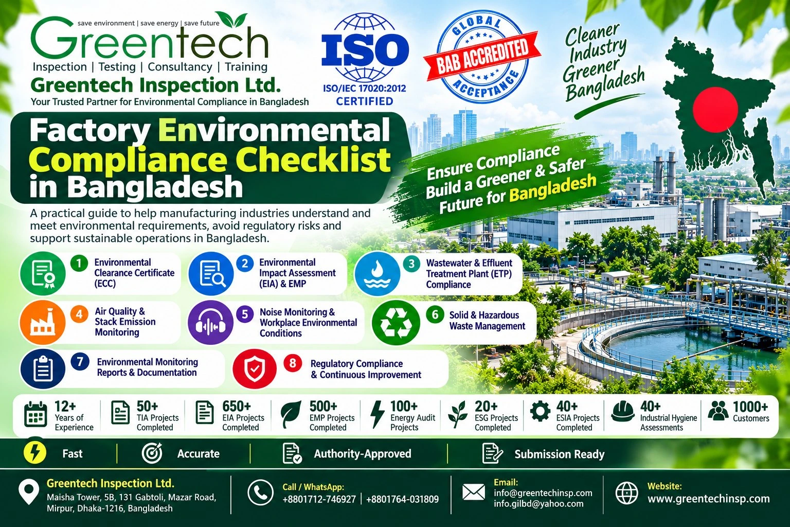 Factory Environmental Compliance Checklist in Bangladesh: A Complete Guide for Factory Owners